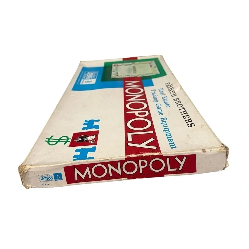 Parker Brothers monopoly board